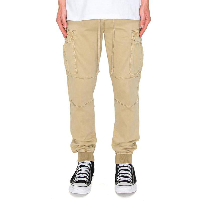 VICTORIOUS Premium Garment Washed Cargo Jogger Comfort Fit