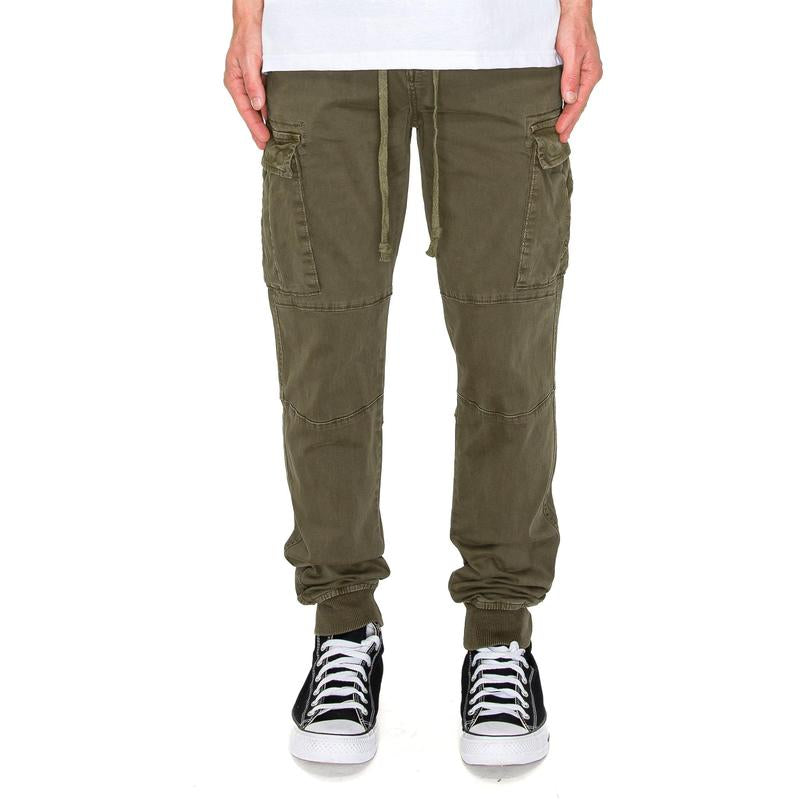 VICTORIOUS Premium Garment Washed Cargo Jogger Comfort Fit